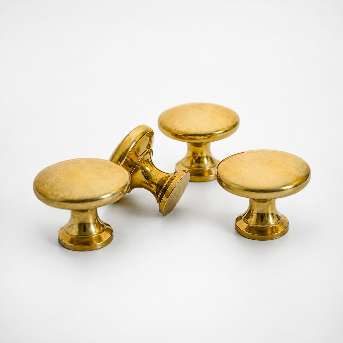 Ball Cabinet Knob - Unlacquered Brass